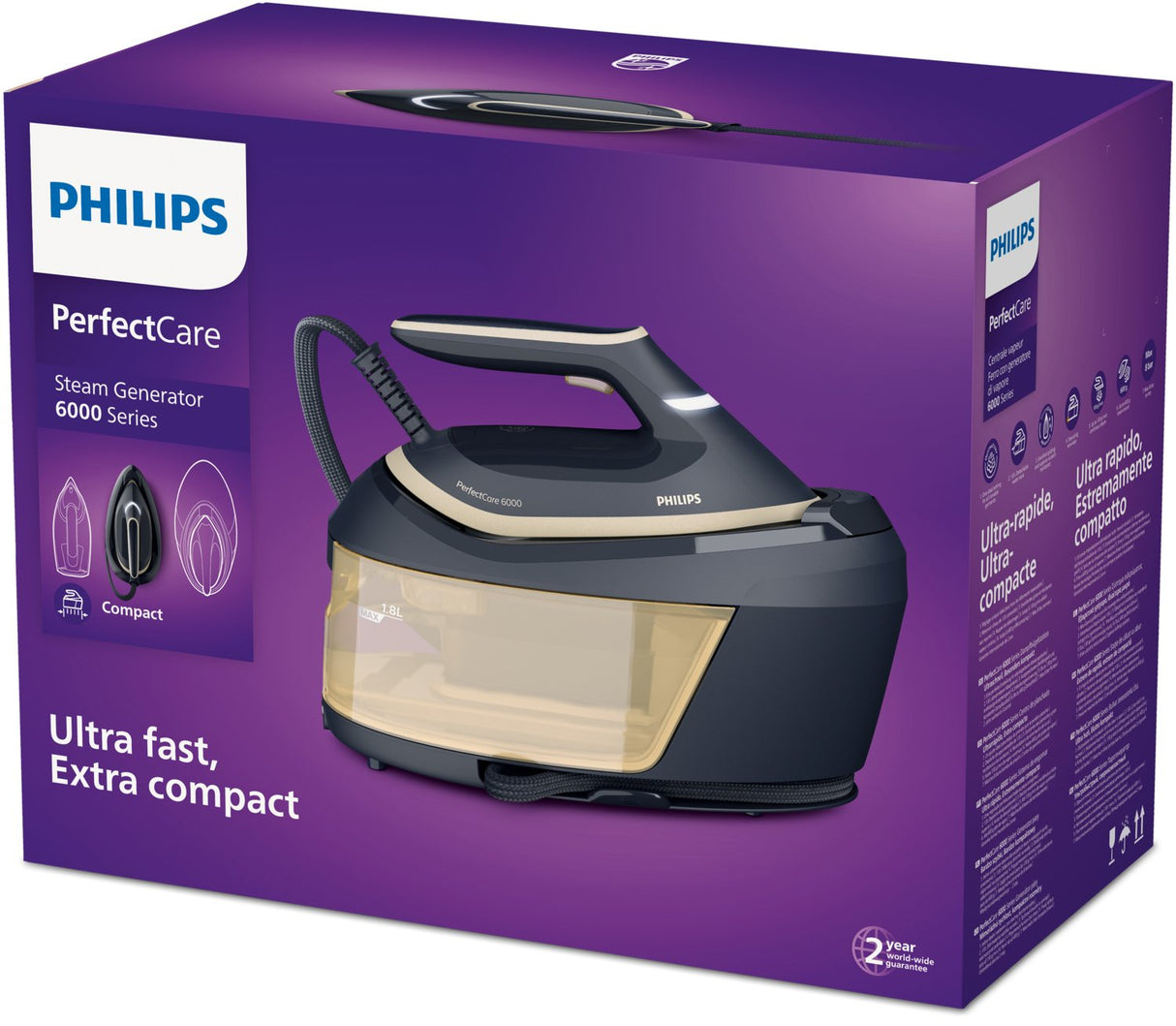 EAN 8720389004896 - Philips PSG6066/20 estación plancha al vapor 2400 W 1,8 L SteamGlide Advanced imagen 7