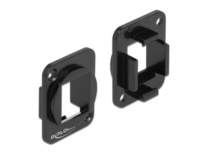 Delock 86745 Soporte Keystone De 1 Puerto De Tipo D En Metal