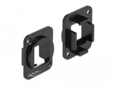 Delock 86745 Soporte Keystone De 1 Puerto De Tipo D En Metal