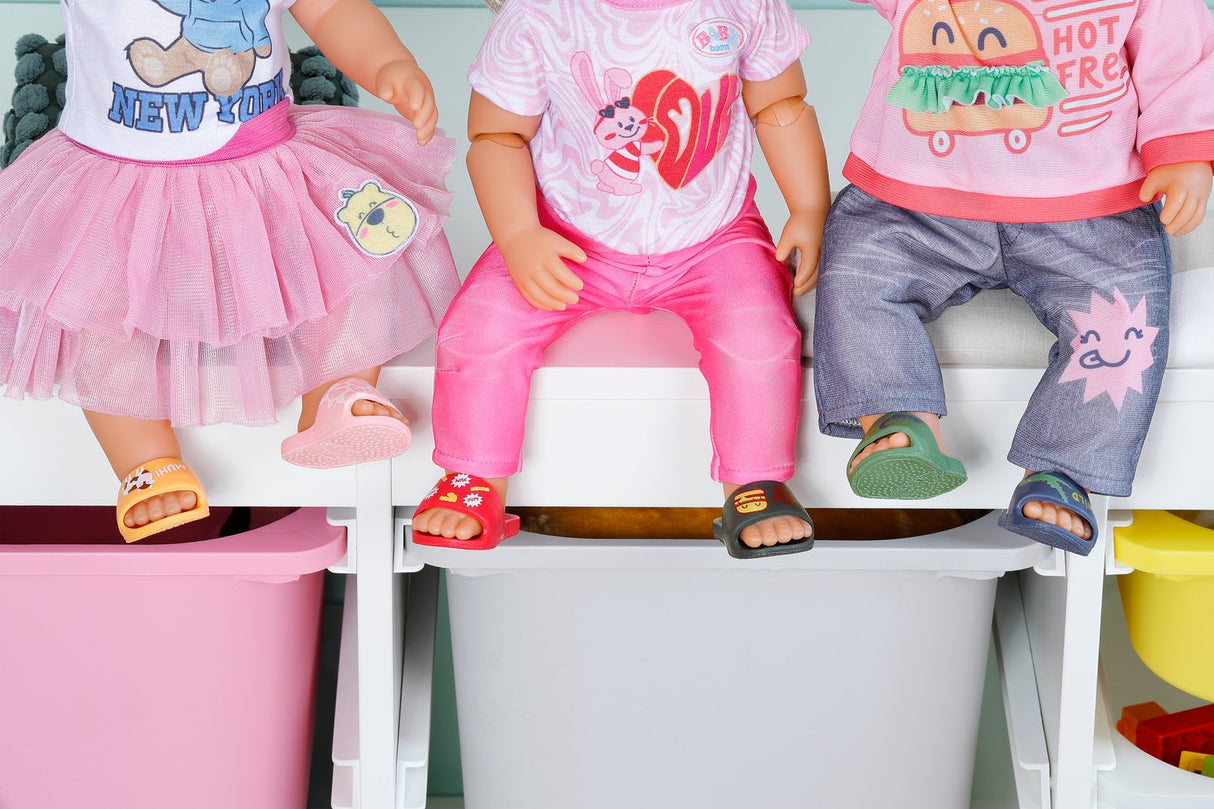 Zapf Creation Baby Born® Zapatillas De Baño 43cm, Accesorios Para Muñecas Artículos Surtidos, Un Par 836811