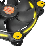 Ventilador Thermaltake Riing 14 Led Amarillo 140x140x25, Negro/Amarillo Cl-F039-Pl14yl-A