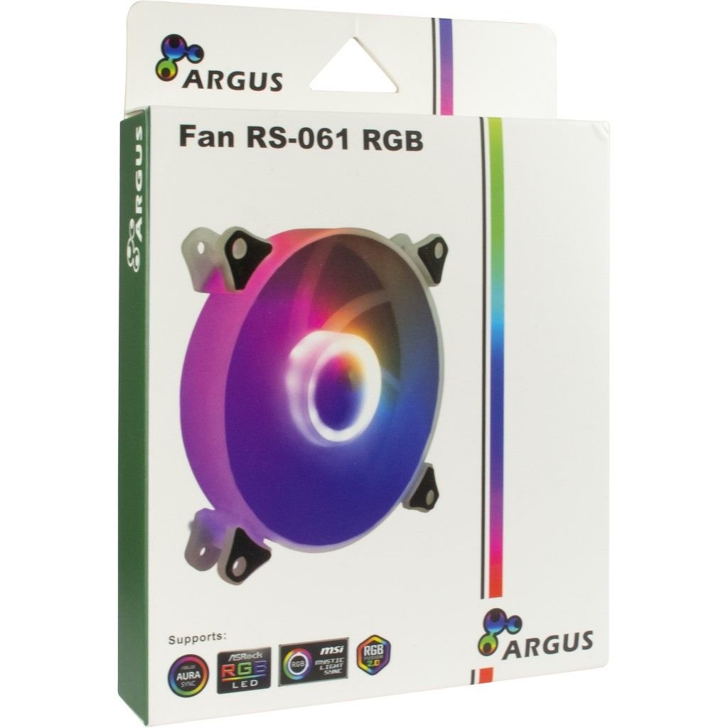 Inter-Tech Argus Rs-061, Ventilador, 12 Cm
