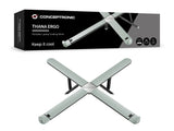 Soporte De Portátil Conceptronic Thana11g Ergo Hasta 17.3" Plegable 8 Niveles Max 5kg Gris