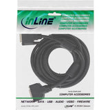 Cable Inline Dvi-D 24+1 Macho A Hembra Dual Link 2 Ferritas Negro 5m