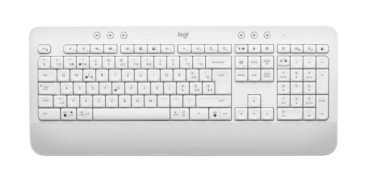 Logitech Signature Mk650 Combo For Business Juego De Teclado Y Ratón Inalámbrico Bluetooth Le Qwertz Suizo Blanco Hueso