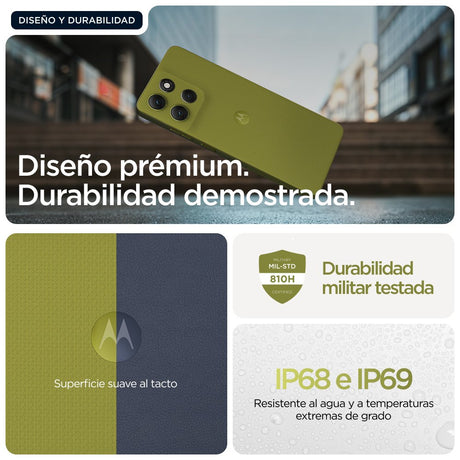 EAN 8033779080517 - Motorola moto g86 5G 16,9 cm (6.67") SIM doble Android 15 USB Tipo C 8 GB 256 GB 5200 mAh Verde imagen 6
