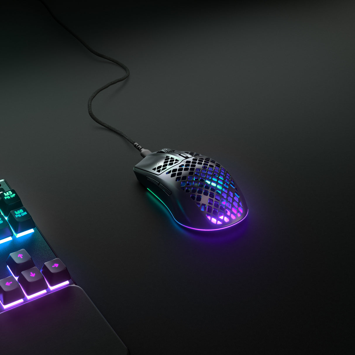 Steelseries Aerox 3 Ratón Mano Derecha Usb Tipo C Óptico 8500 Dpi