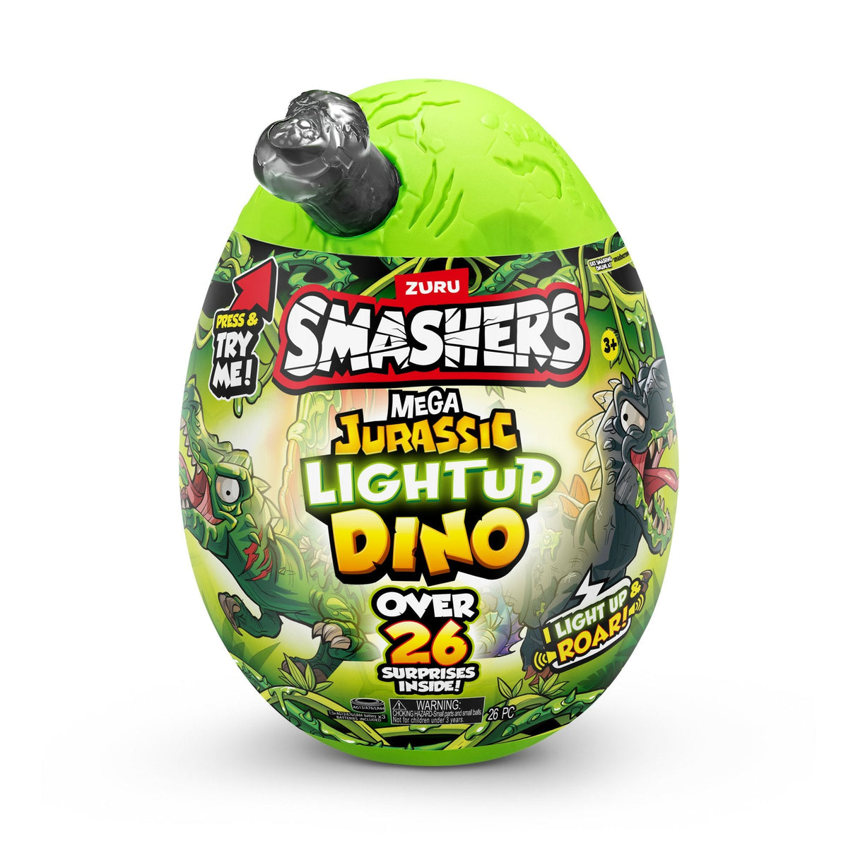 Zuru Smashers - Jurassic Light Up Dino Ei Serie 1, 74108