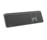 Teclado Alemán Logitech K950 Signature Slim Rf Wireless + Bluetooth Qwertz Grafito