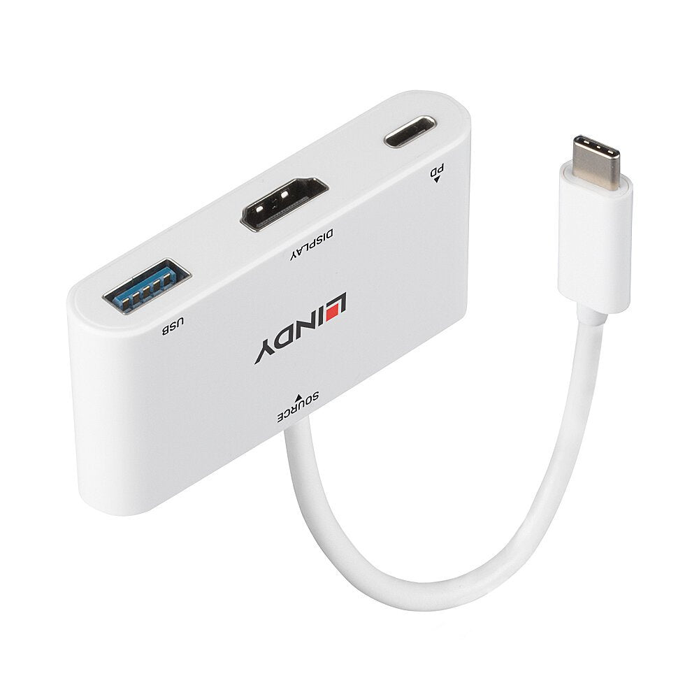 EAN 4002888433402 - Lindy 43340 Adaptador gráfico USB 3840 x 2160 Pixeles Blanco imagen 1
