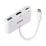 EAN 4002888433402 - Lindy 43340 Adaptador gráfico USB 3840 x 2160 Pixeles Blanco imagen 1
