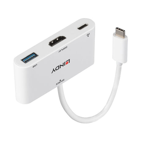 EAN 4002888433402 - Lindy 43340 Adaptador gráfico USB 3840 x 2160 Pixeles Blanco imagen 1