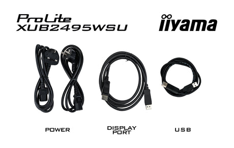 EAN 4948570123827 - iiyama ProLite XUB2495WSU-B7 pantalla para PC 61,2 cm (24.1") 1920 x 1200 Pixeles WUXGA LED Negro imagen 13