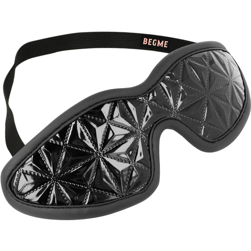 Begme - Black Edition Antifaz Elastico Con Forro De Neopreno