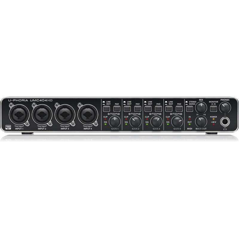 Behringer Umc404hd Interfaz De Grabación De Audio