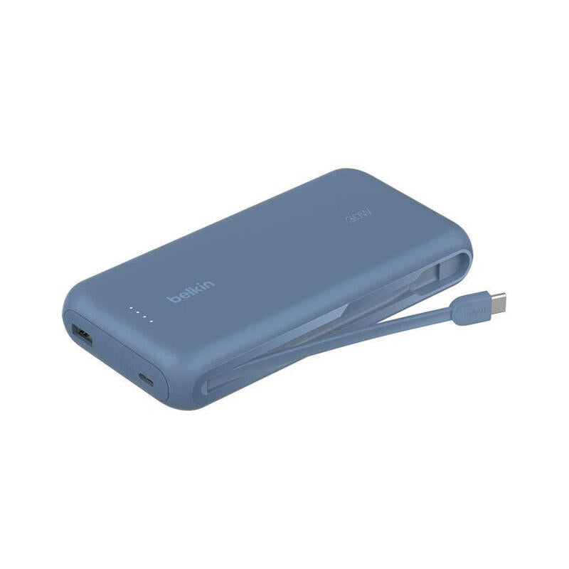 Belkin Powerbank 20.000mah Blau 30w Integr.Usb-C Kab. Bpb024hqbl