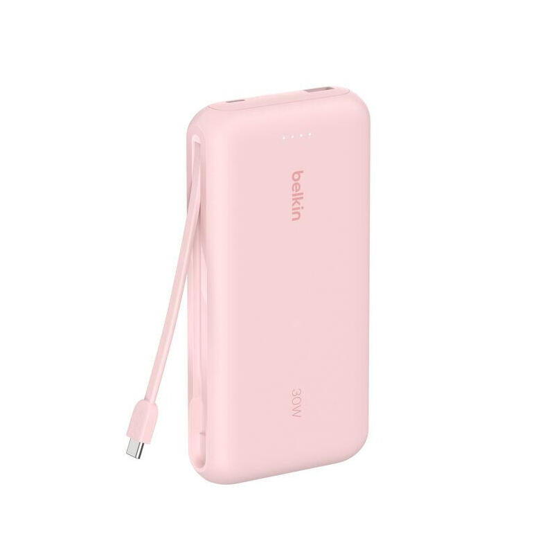 Belkin Powerbank 20.000mah Pink 30w Integr.Usb-C Kab. Bpb024hqpk