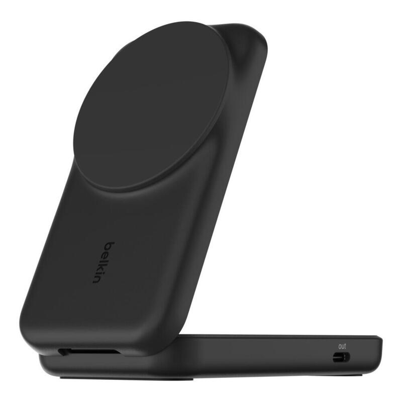 Belkin Ultracharge 25w Qi2 Magn. 2-In-1 Lad.Klappb.Sw. Wiz038kqbk