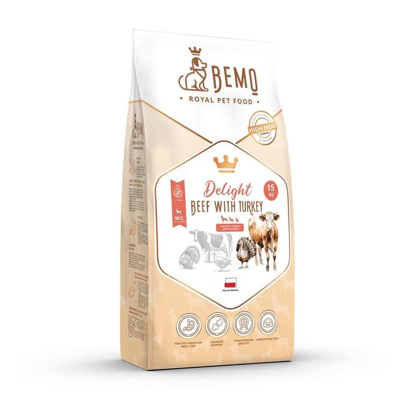 Bemo Comida Para Mascotas Sucha Delight Beef With Turkey - Ternera Pavo Medium/Large 15kg