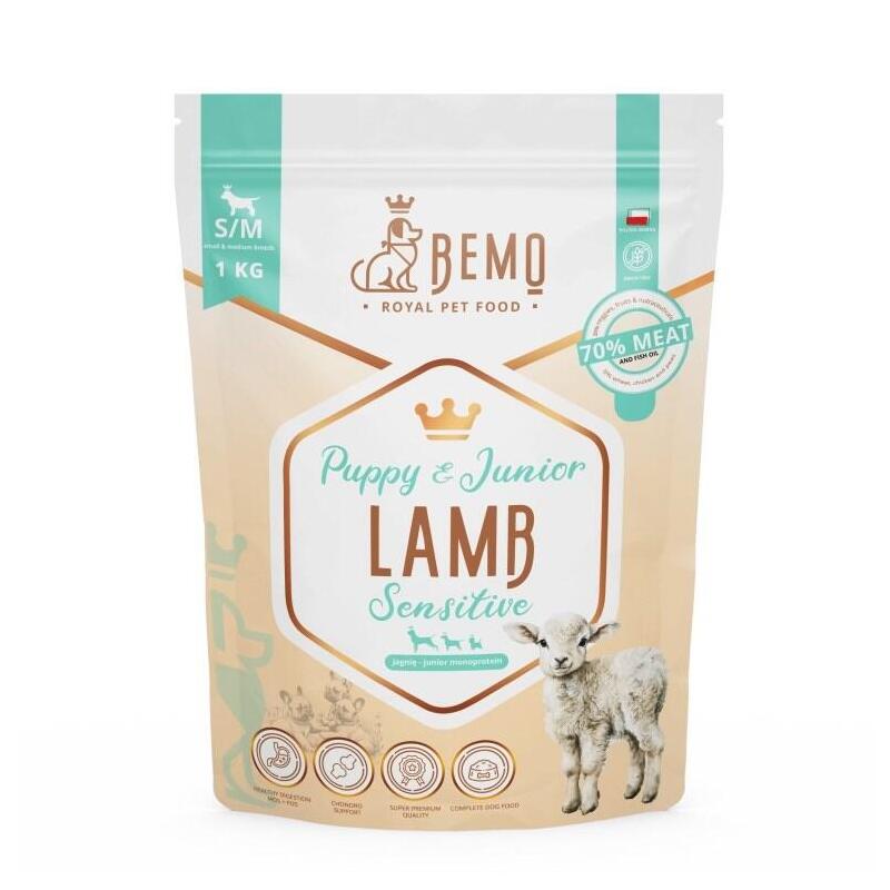 Bemo Comida Para Mascotas Sucha Puppy Junior Sensitive Lamb - Cordero Small/Medium 1kg