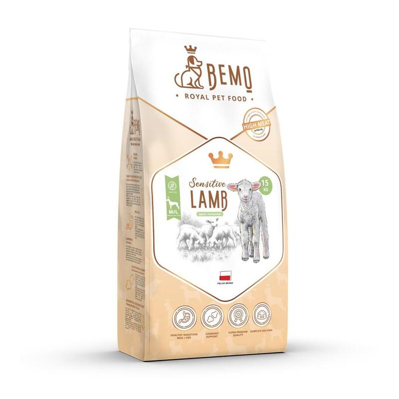 Bemo Comida Para Mascotas Sucha Sensitive Lamb - Cordero Medium/Large 15kg