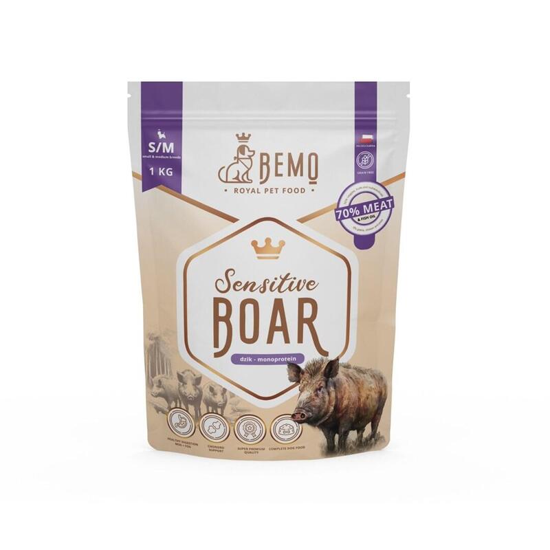 Bemo Sensitive Boar Small/Medium Mono - Alimento Seco Para Perros - 1kg