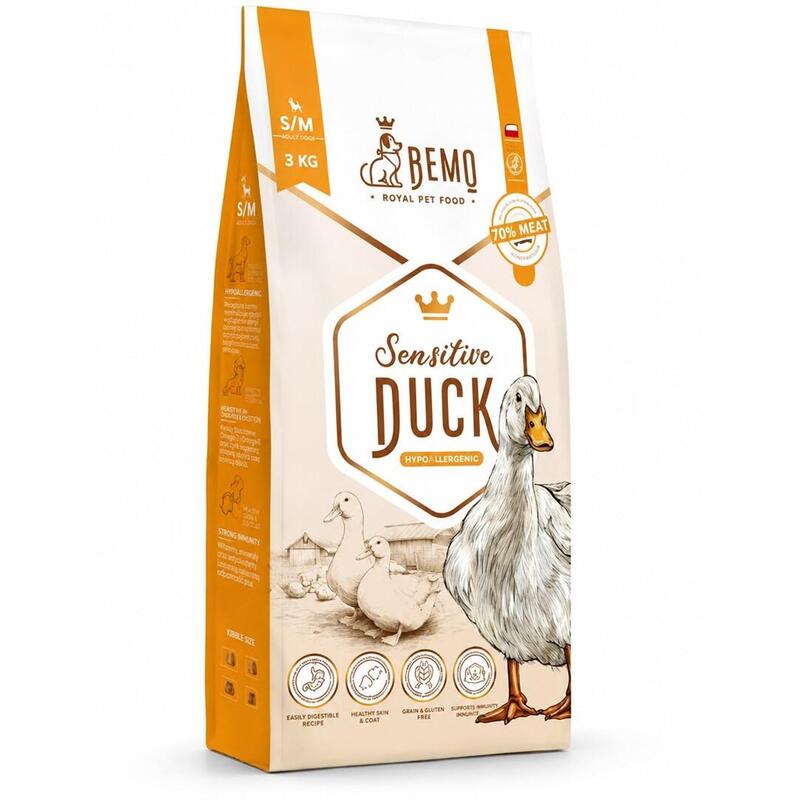 Bemo Sensitive Duck Small/Medium Mono - Alimento Seco Para Perros - 3kg