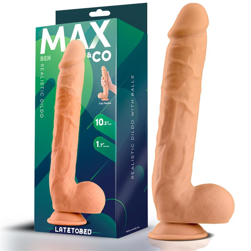 Dildo Realista Con Testículos 10.2  Ben Natural