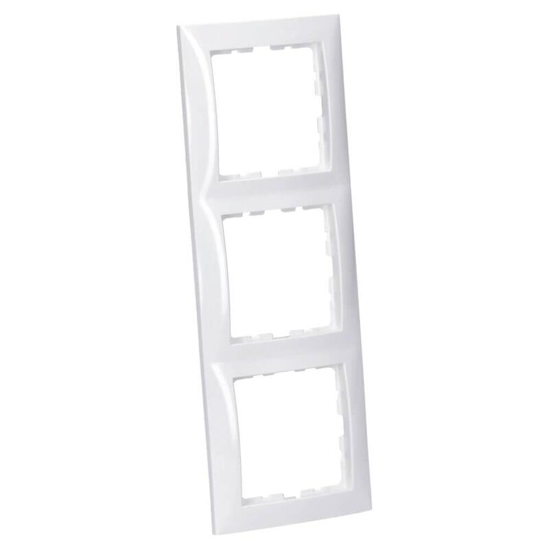 Berker 1013 89 89 Rahmen 3f S.1 Pws Glänzend