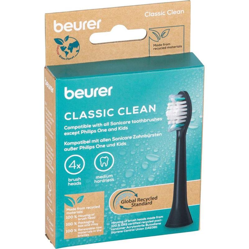 Beurer Classicclean 10521 Bürstenköpfe 4er Set