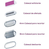 Beurer Hl 36 Afeitadora Eléctrica En Seco Y Húmedo, 4 Accesorios