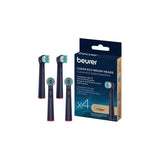 Beurer Tb Cabezales De Cepillo Clean Eco Green Planet, Accesorio De Cepillo Azul Oscuro, 4 Unidades 10527
