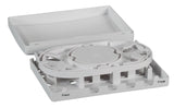 Ftth Indoor Anschlussbox Fr 4fasern, 4kupplungen, Faserberlngenaufnahme