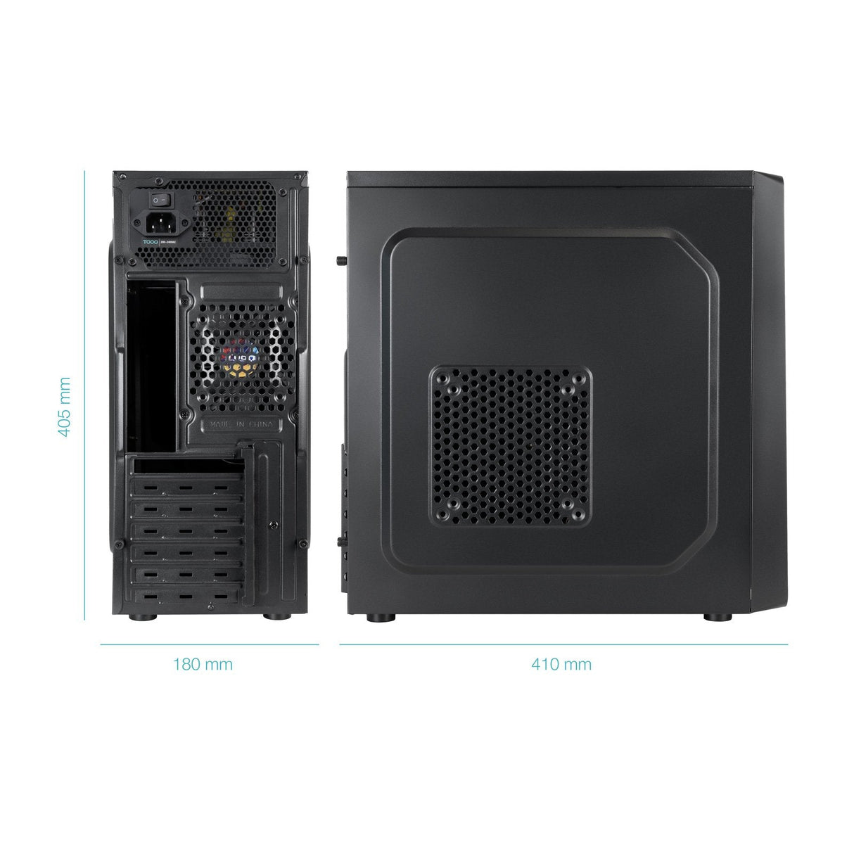 Caja Semitorre Atx "Prisma Ultra" 500w Usb-C