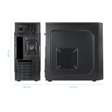 Caja Semitorre Atx "Prisma Ultra" 500w Usb-C
