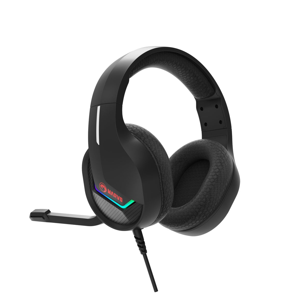 Auriculares Tactic 40 Rgb Micrófono Wired Negro