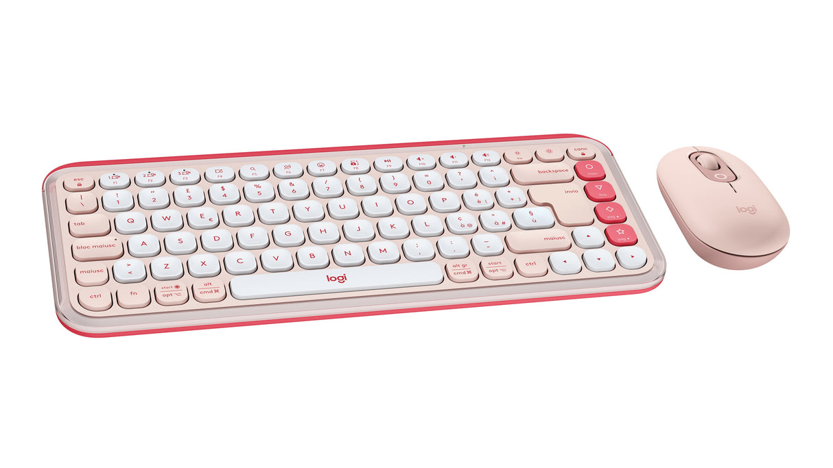 EAN 5099206127746 - Logitech 920-013117 teclado Ratón incluido Universal Bluetooth QWERTY Italiano Rosa imagen 3