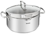Tefal G7194355 Duetto+ Pot, 18 Cm, 2 L, Stainless Steel