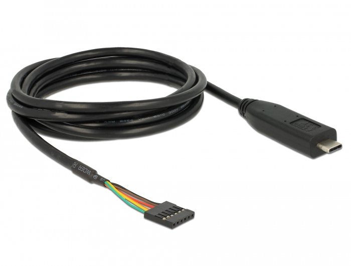 Konverter Usb Type-C 2.0 Stecker Zu Ttl (3,3 V) 6 Pin Pfostenbuchse 2,0 M
