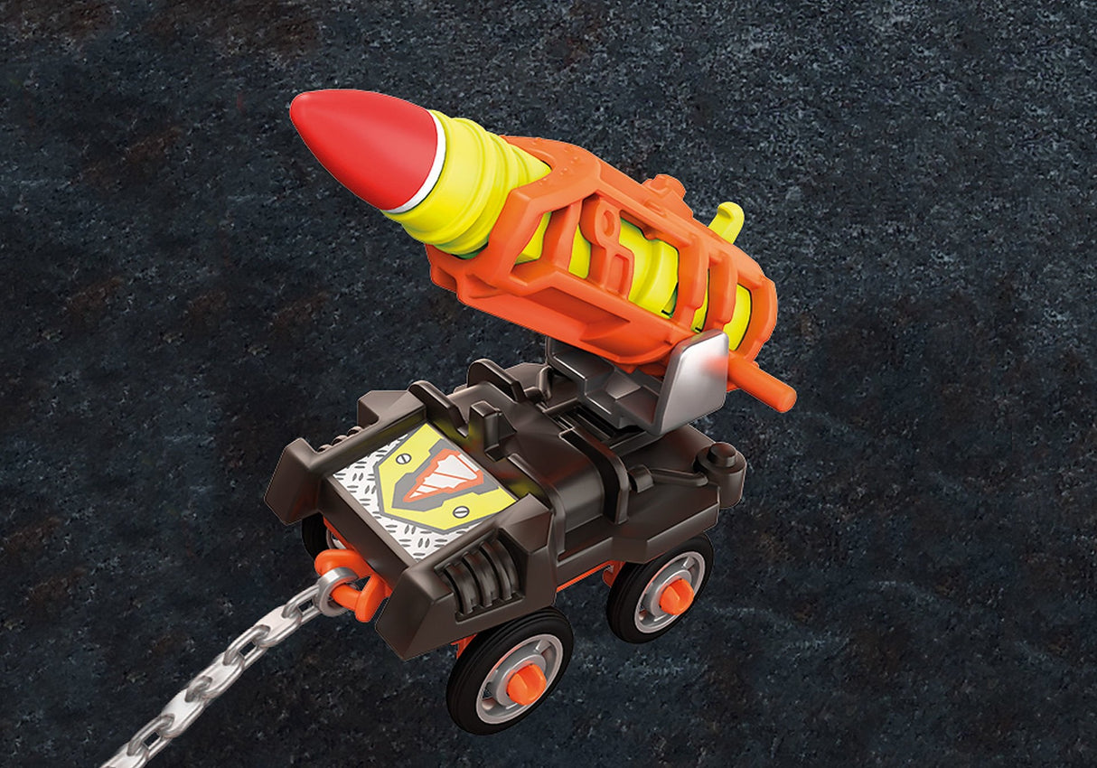 Dino Mine Carro De Cohetes