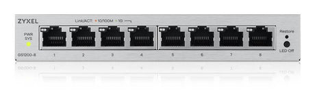 EAN 4718937649945 - Zyxel GS1200-8V3 Gestionado L2 Gigabit Ethernet (10/100/1000) Escritorio Gris imagen 3