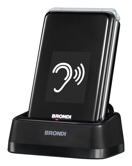 EAN 8015908820607 - Brondi 10282060 teléfono móvil 7,11 cm (2.8") 119 g Negro, Plata Teléfono para personas mayores imagen 4