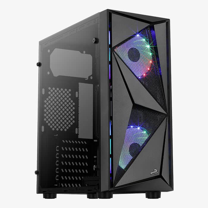 EAN 4710562754124 - Aerocool Glider Tempered Glass Negro imagen 1