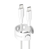 EAN 5715685027628 - PanzerGlass empower™ by ® Racing 60W USB-C to USB-C Cable | USB 2.0 | 1.2M | Silver White cable USB Blanc imagen 1