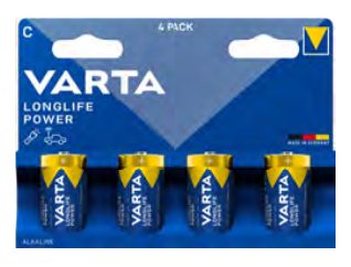 Varta Bateria Alkaline, Baby, C, Lr14, 1.5v