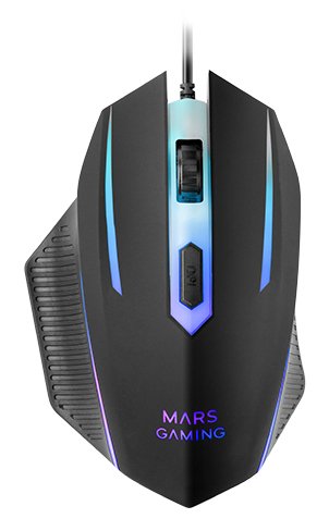 Mars Gaming Mcp124 Combo Gaming 3en1 - Teclado H-Mech Rgb - Raton 3200 Dpi Switches Huano - Alfombrilla Nanotextil