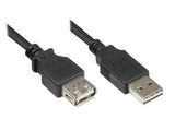 Good Connections Usb2.0 Extensión A-St.-A-Bu. Negro. 0,5m