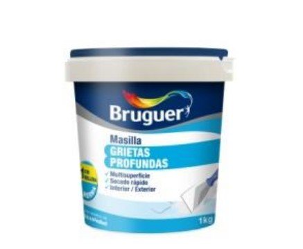 Masilla Grietas Profundas 1kg 5196379 Bruguer