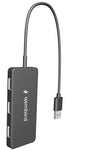 EAN 8716309117647 - Gembird UHB-U2P4-04 hub de interfaz USB 2.0 480 Mbit/s Negro imagen 1