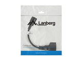 Lanberg Cable De Alimentacion Schuko A C14 H/M Negro Ca-C14e-10cc-0018-Bk -..Lanb